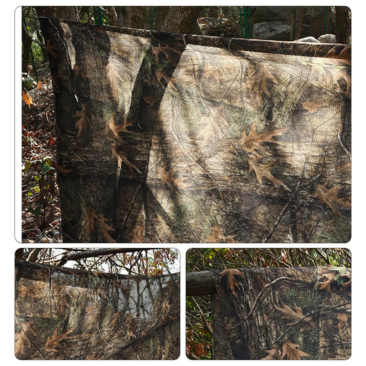 Camo Netting For Hunt Large W 4.5m Blinds Deer Duck See Through Fence Camouflage Nets Mosquito Home Decoration Camping Sun Shade