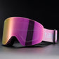 KAROS Magnetic Double Layer Anti-Fog Ski Goggles Windproof UV400 Snowboard Goggles for Winter Sports Unisex