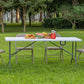 Heavy Duty Foldable Table with Carrying Handle