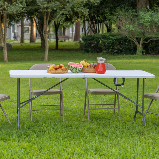 Heavy Duty Foldable Table with Carrying Handle