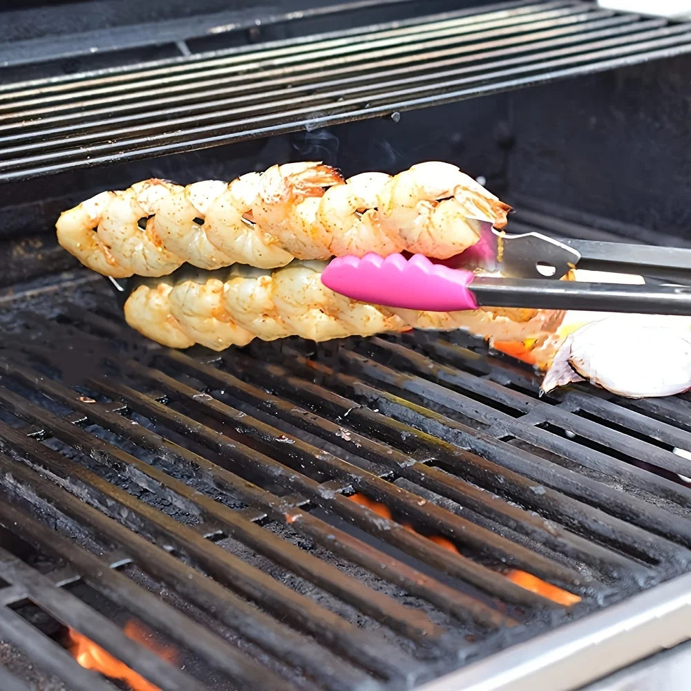 2pcs Stainless Steel Barbecue Skewers