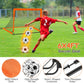 Kids Portable Soccer Goal Set with Training Accessories for Backyard