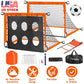 Kids Portable Soccer Goal Set with Training Accessories for Backyard
