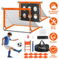 Kids Portable Soccer Goal Set with Training Accessories for Backyard