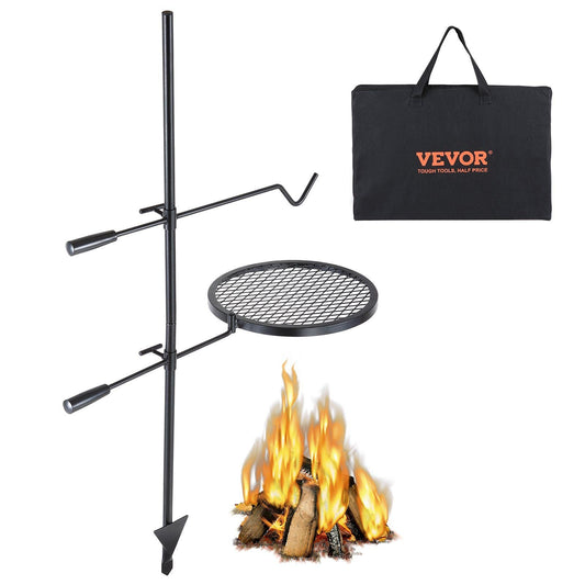 Swivel Campfire Grill Grate Heavy Duty 360 Degree Adjustable