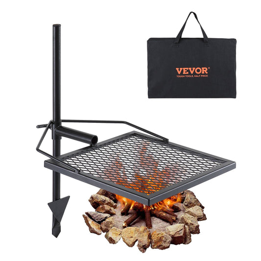 Swivel Campfire Grill Grate Heavy Duty 360 Degree Adjustable